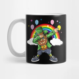 St Patricks Day Dabbing Leprechaun Boys Kids Men Dab Youth Mug